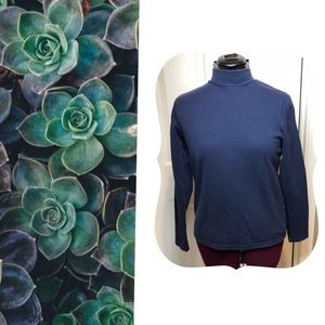 3️⃣ for $10🎉C&B Petite Navy Turtleneck